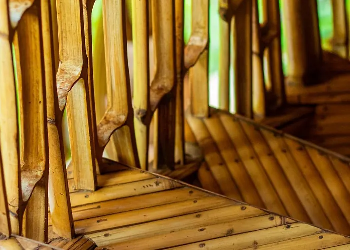 ヴィラ Cacao House 4bds Eco Bamboo House, Pool, Near School Bali Bringkit