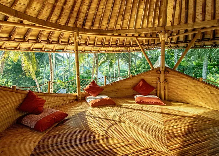 ヴィラ Cacao House 4bds Eco Bamboo House, Pool, Near School Bali