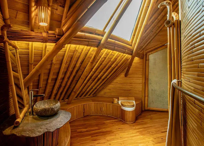 Cacao House 4bds Eco Bamboo House, Pool, Near School Bali Bringkit